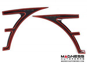 Mercedes-Benz CLA-Class AMG Front Canard Molding Trims - Carbon Fiber Mercedes-Benz CLA-Class AMG Front Canard Molding Trims - Carbon Fiber